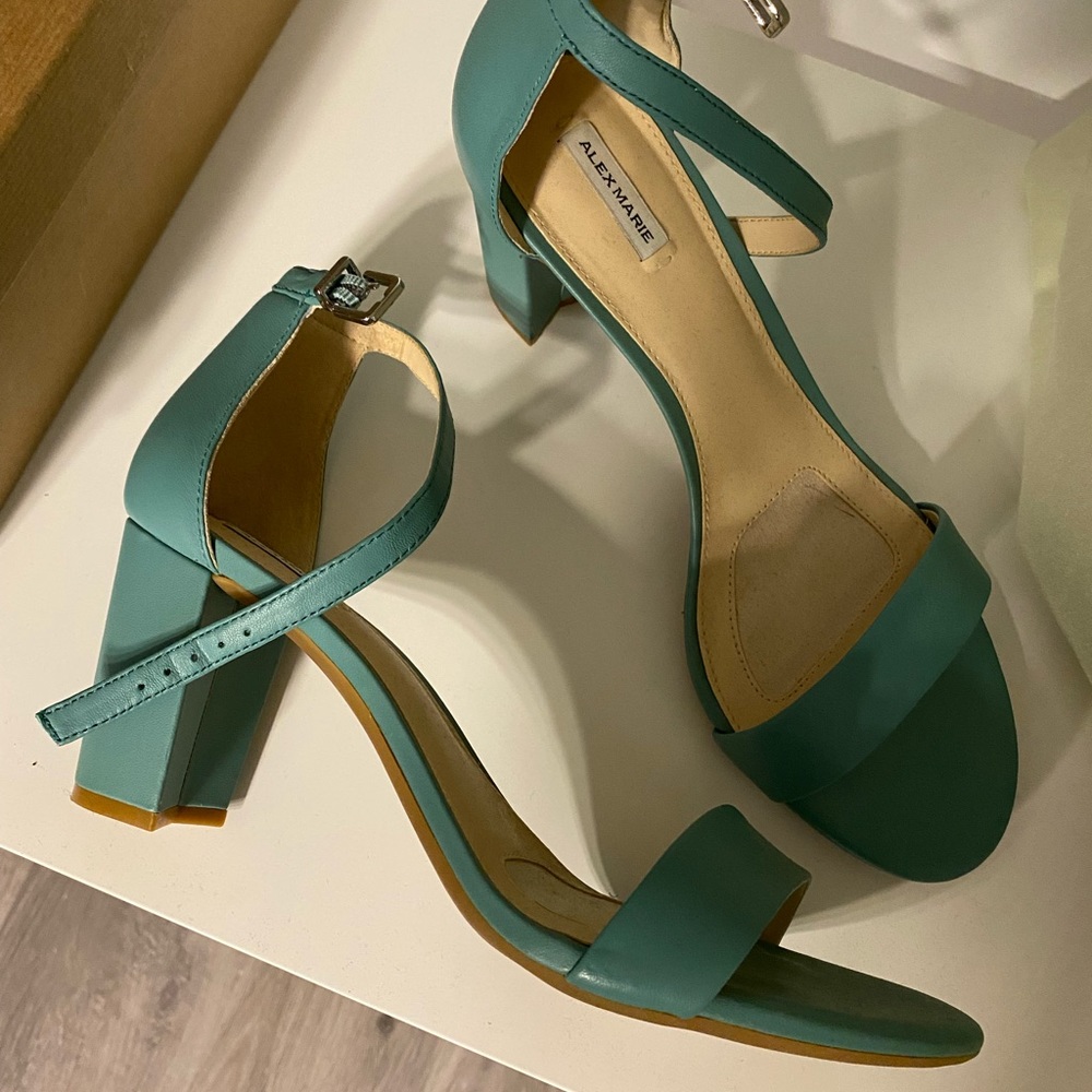Alex Marie seafoam green sandals